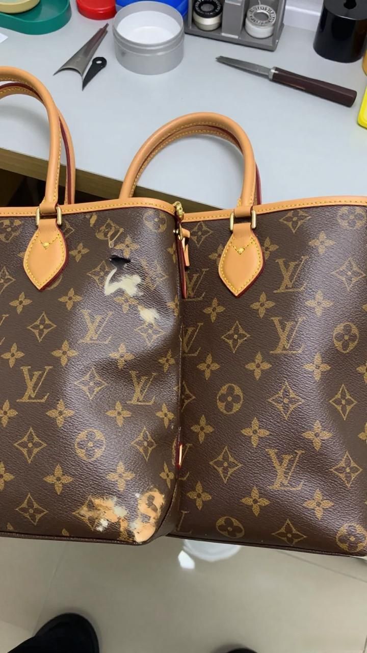 LV皮具翻新维修_LV包包磨损修复_LV包包磨损修复翻新维修